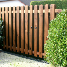 Portillon en Bois Rustique pour un Accueil Chaleureux Villefranche-sur-Saone